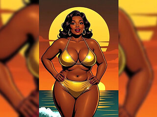 Bold Black Woman Animated to Tease