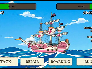 Lusty Buccaneers [ Parody Hentai Game ] Ep.4 CREAMPIE Alvida'_s pirate pussy !