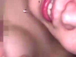 Cheerful Office Lady Grins Takes It to the Base and Savors a Throat Finish - E