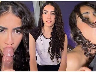 Beautiful 18-year-old Latina Nervously Records Her First Sextape For Her Profile