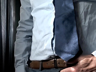 Business Daddy bulge play