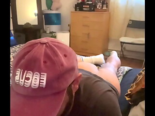 Lextalon - Fucking Myself with My New Dildo in Bed