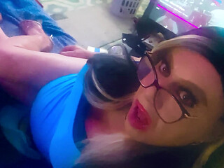 Krissy Sweets Stroking Her She Cock
