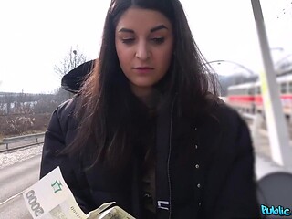 - Babe Gets Creampied Outside