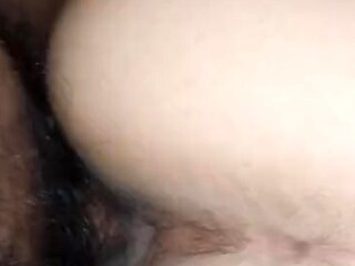 Petite Latina girlfriend takes anal dump in my house