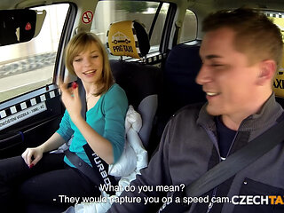 Flexible pussy of young ballet dancer (CZECH TAXI)