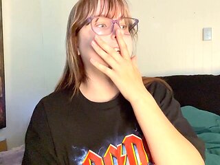 Tempting church girl Cutieraven gets intimate with herself in a divine experience