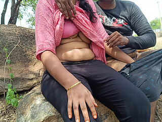 cheating wife enjoying outdoor fucking with her husband friend - part 2