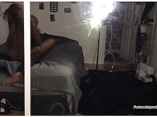 Testing The Angle Fucking My Strap