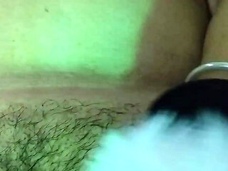 Homemade Sexy Lady Play Pussy with Dildo Hairy Mature Pussy