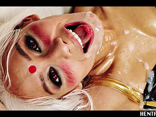 DP Fuck Machine Squirts Everywhere