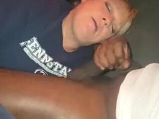 Mature Redneck in PA sucking part 2