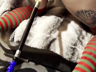 Kinky Elf Tests a Toy