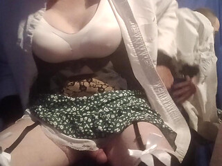 Panty boy, and a toy, oh boy!