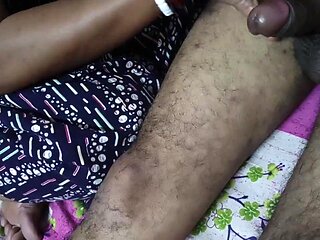 Indian Bengali Housewife Boudi Massage Cock