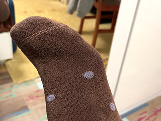 Earl Smile - Hairy Body with Brown Patterned Socks