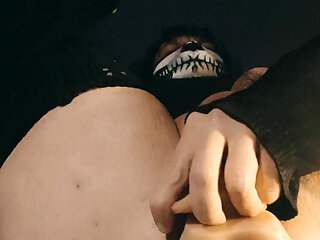 Anal destruction and cumming with Raven LeTrap