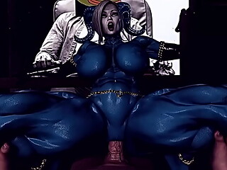 X'_Saphira - The Perfect Little Blue Draenei Fuck Toy