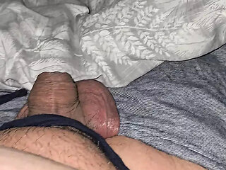 Step mom handjob step son dick with low erection
