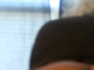 White hair black girls gets smashed