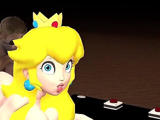 Princess Peach Cheating Mario Doggy Position