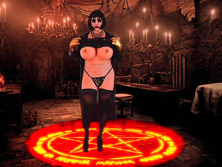 Black Lingerie She Devil