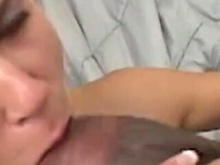 Pretty girl loves to take big black cock hardcore sex clip