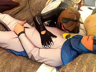 An AI Animated Adventure: Granny Catwoman Sucks Batman's Cock 112220