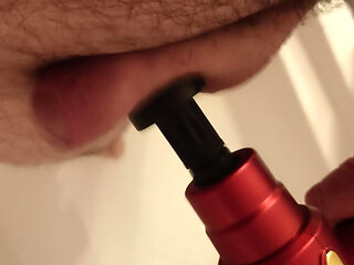 I massage my with a massage gun