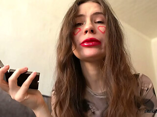 Cute Camgirl Intense Wet Sneezes POV In Your Face