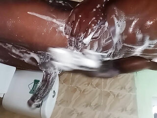 Qute dick in the shower