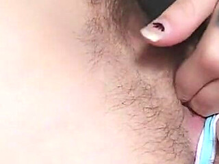 Elizabeth Hunny Close Up Hairy Pussy Play