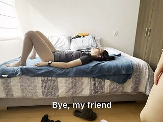 Scarlettandc Fembot Foot Worship Test - Latina Lesbian Massage HD