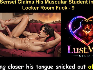 Gay Audio Sex Story - Judo Sensei Claims His Muscular Student in Rough Locker Room Fuck - Part 9