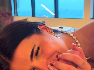 Amateur Teen Blowjob On Adult Webcam Show