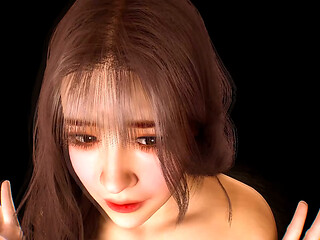 [VAM] Wakana U. Solo Dildo Masturbation
