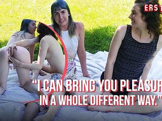 Hot Canadian Couple Laney Day Lesbian Strap-On Sex Outdoor HD