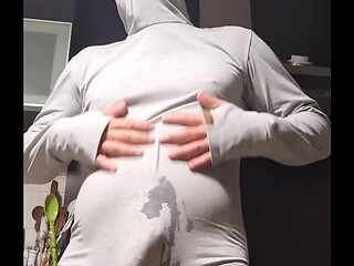 My big cum shot in bodysuit