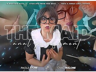 Maid Steals Money And I Ruin Her Ass!
