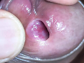 Silicone pussy fucking hard 