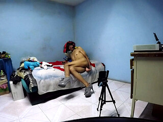 Joselynne Crossdresser In Nurse Cosplay And High Heels Using Buttplug After Dildo In My Ass Part Five