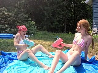 Outdoors Sunbathing Fun with Destinationkat