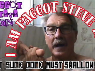 MAINTAIN THE HUMILIATION SHAMING DEGRADING OF COCK LOVER FAGGOT STEVE RYAN