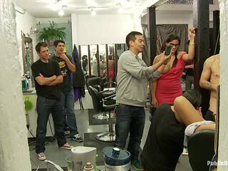 Beauty Salon Fuck-fest with Laurie Vargas as a Willing Whore Fuck-toy