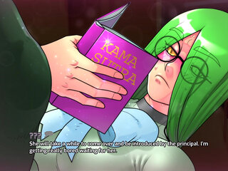 Femboy Sissy Librarian Reading Kamasutra & Masturbate?
