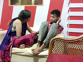 Big Boobs Hot Indian MILF Fuck Her Stepson With Passion