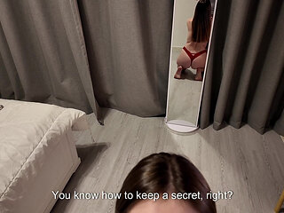 Stepson Helped His Stepmom Get Rid of Unnecessary Panties