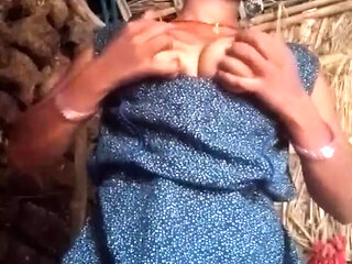 Aunty put her finger in the chute.