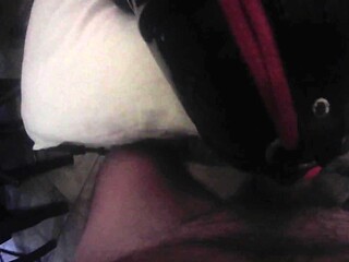 Latina milf deepthroats big cock in POV bondage scene