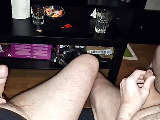 Jerking and Cumming with My Friend Jerkbuddy